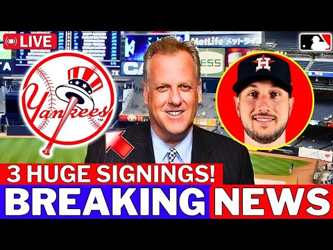 MLB BOMB! YANKEES MAKING 3 HUGE SIGNINGS! DEAL CLOSED WITH KYLE TUCKER? NEW YORK YANKEES NEWS