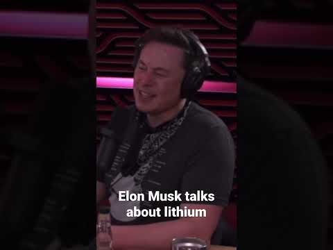 Elon Musk talks about lithium
