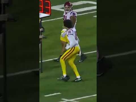 Injured USC player shows the ultimate DEDICATION | #USC #shorts