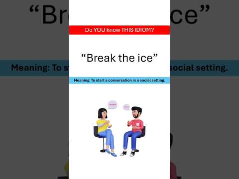 What Does &#039;Break the Ice&#039; REALLY Mean? (You&#039;ll Be Surprised!)