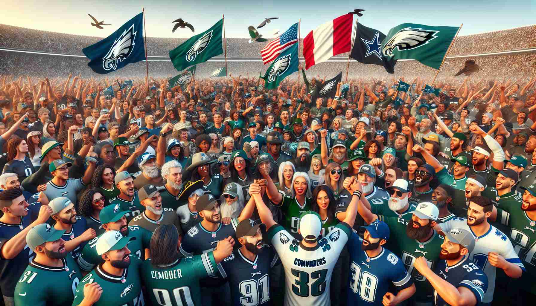 Eagles and Commanders Fans Unite Against Their Common Enemy: The Cowboys!