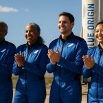 Η τολμηρή διαστημική πτήση NS-32 της Blue Origin ενθουσιάζει το κοινό—και γράφει ιστορία με την ποικιλόμορφη πληρώματα αστροναυτών